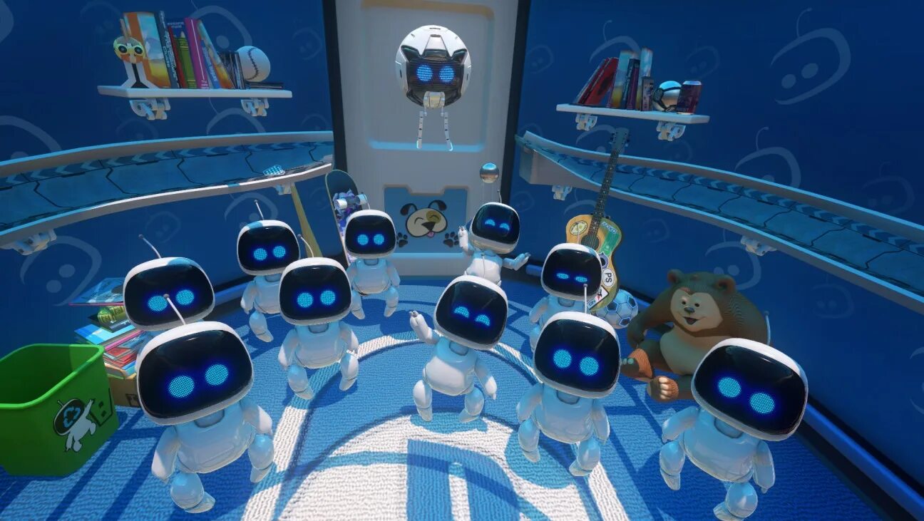 Astro bot playroom. Игра astro s playroom. playroom игра ps4. playroom vr роботы. the playroom vr ps4.