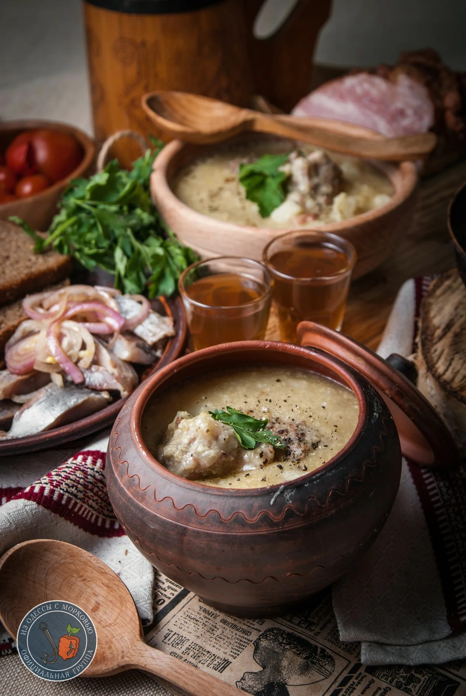 казацкий кулеш с пшенкой. суп пшенный кулеш.