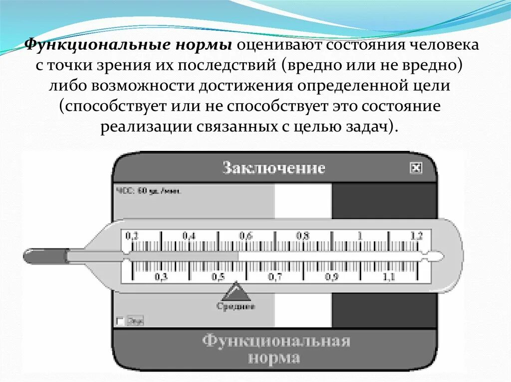 Нормы функциональных исследований