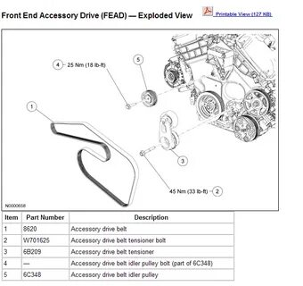 Ford escape ремень