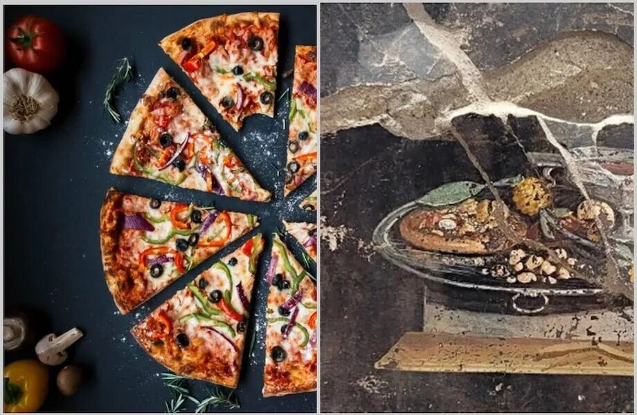 Древняя пицца. Пицца у древних греков. Древняя пицца картинки. Мужчина из Италии в Риме с пиццей.