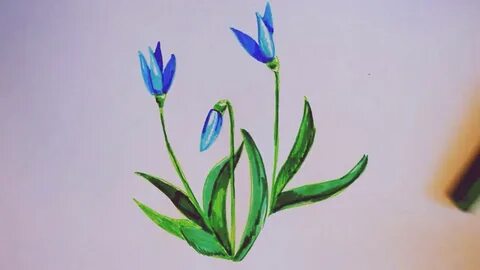 Весенние цветы рисунок 1 класс