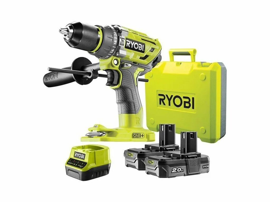 Шуруповерт аккумуляторный безщеточный. Шуруповерт ryobi r18pd7-220b. ryobi one+ r18pd7. дрель-шуруповерт бесщеточная аккумуляторная ryobi r18pd7-220b one+. ударная аккумуляторная дрель-шуруповерт ryobi r18pd7-0 85 н·м.
