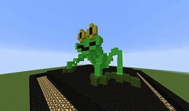 The man from the frog minecraft. The man from the frog minecraft