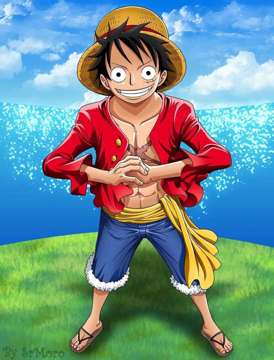 One piece луффи