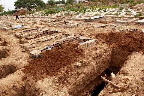 Digging the grave