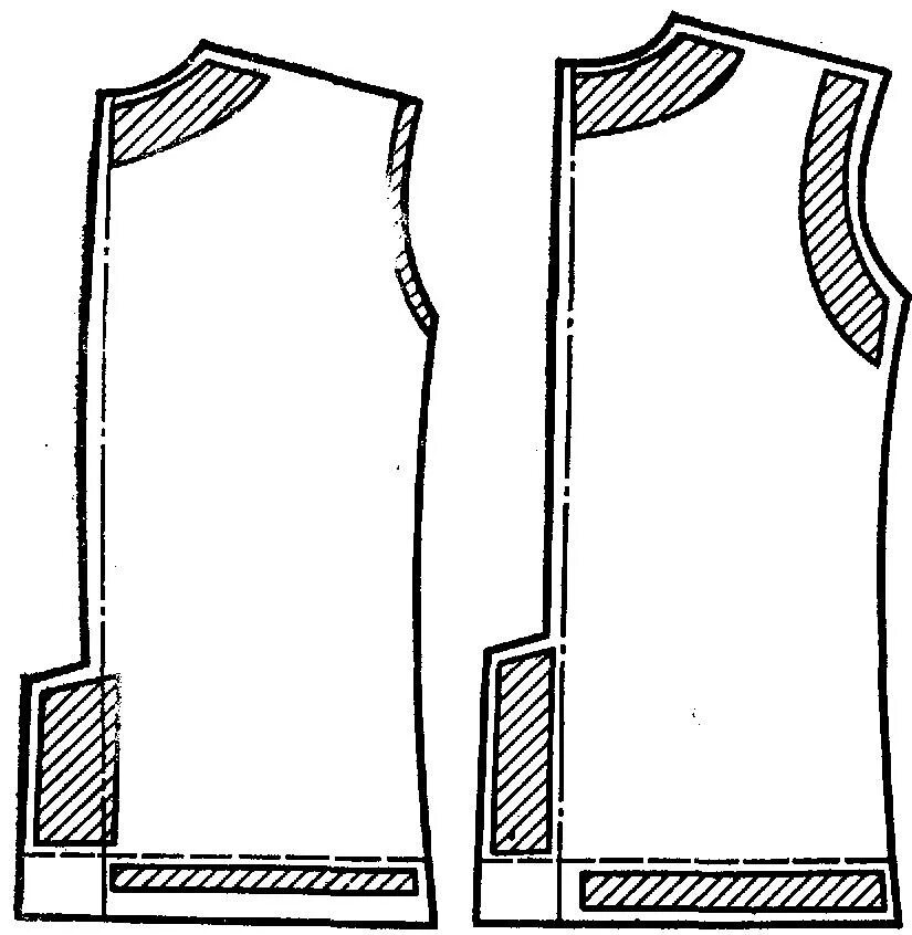 Обработка полочки. Дублирование полочки мужского пиджака. Дублирование деталей кроя. Детали кроя подкладки жакета. Дублирование деталей мужского пиджака.