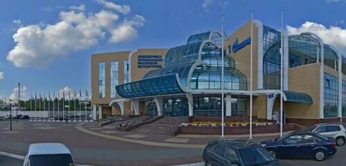 Остекление и установка дверей АФК ПРЕМИУМ дворцу водных видов спорта