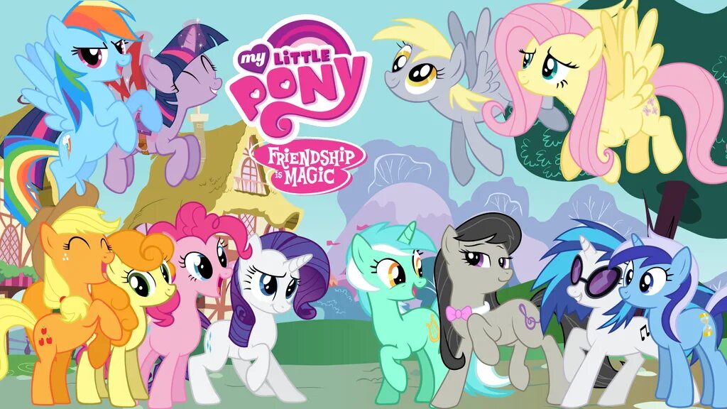 Сколько my little pony. Мой маленький пони персонажи. Пони имена всех пони. Лошадки пони из my little Pony. My little Pony герои.