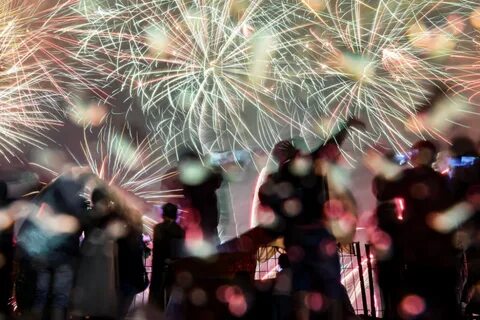 Как встретили новый год в мире