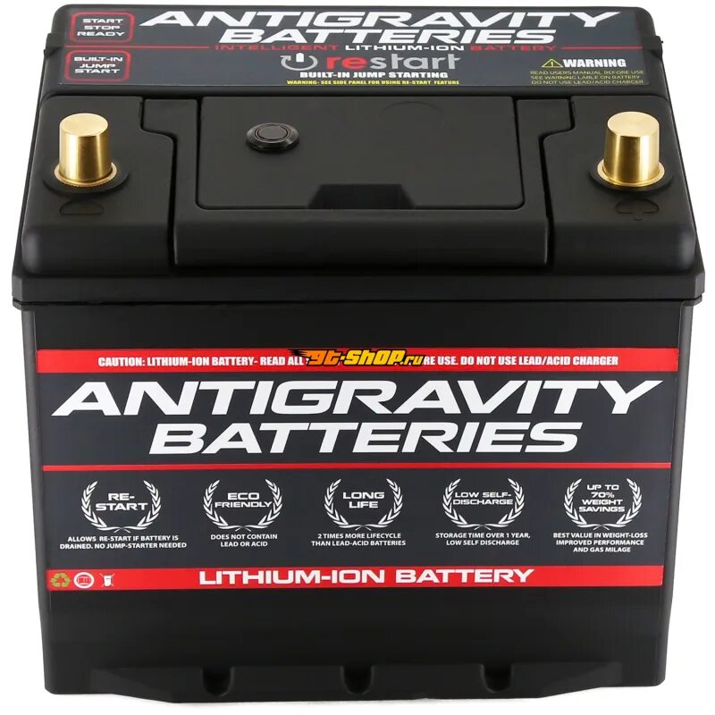 W battery. Antigravity Batteries 59467. Left positive Battery.