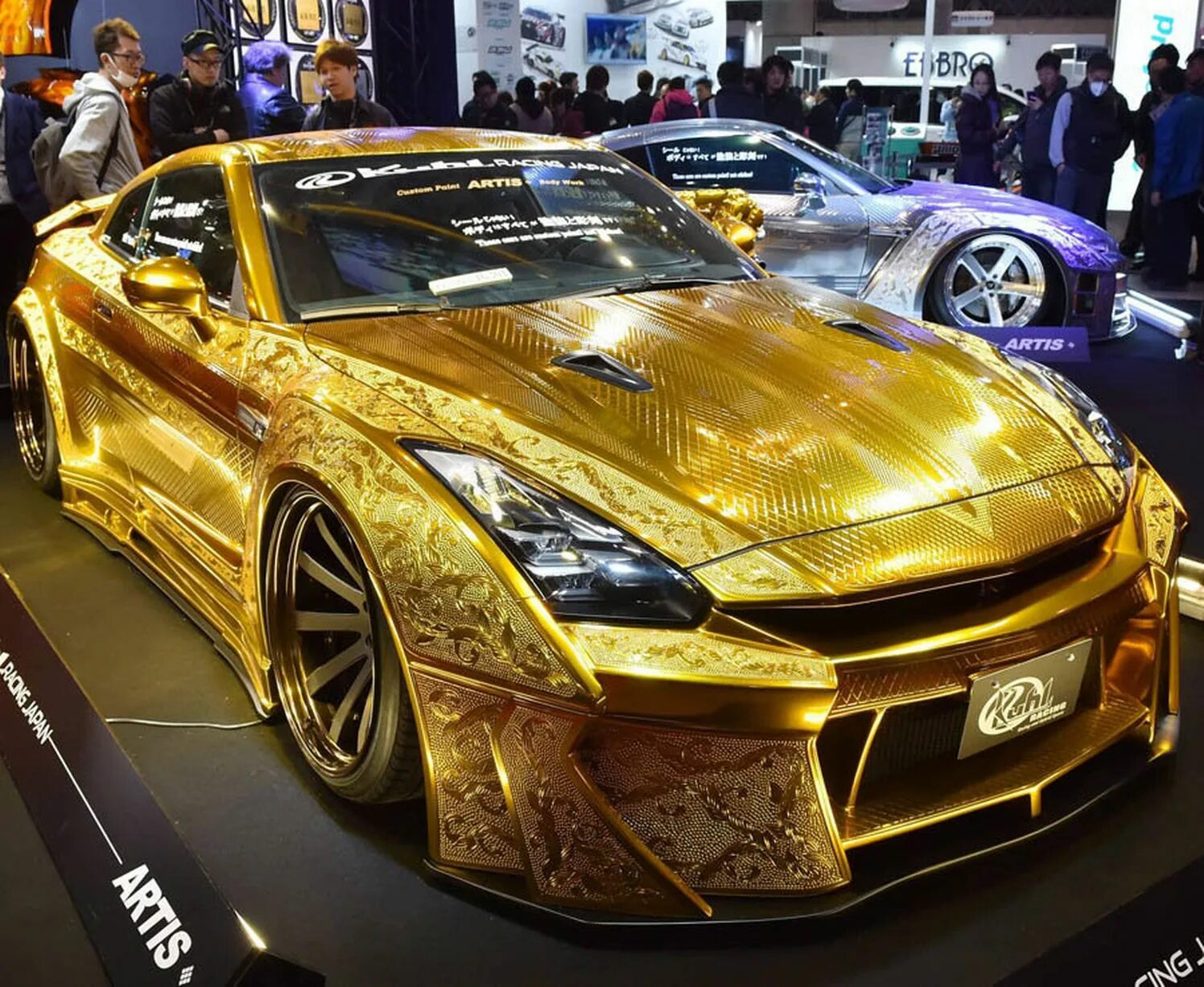 Gold car