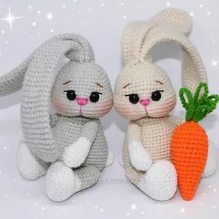 Игрушки амигуруми заяц
