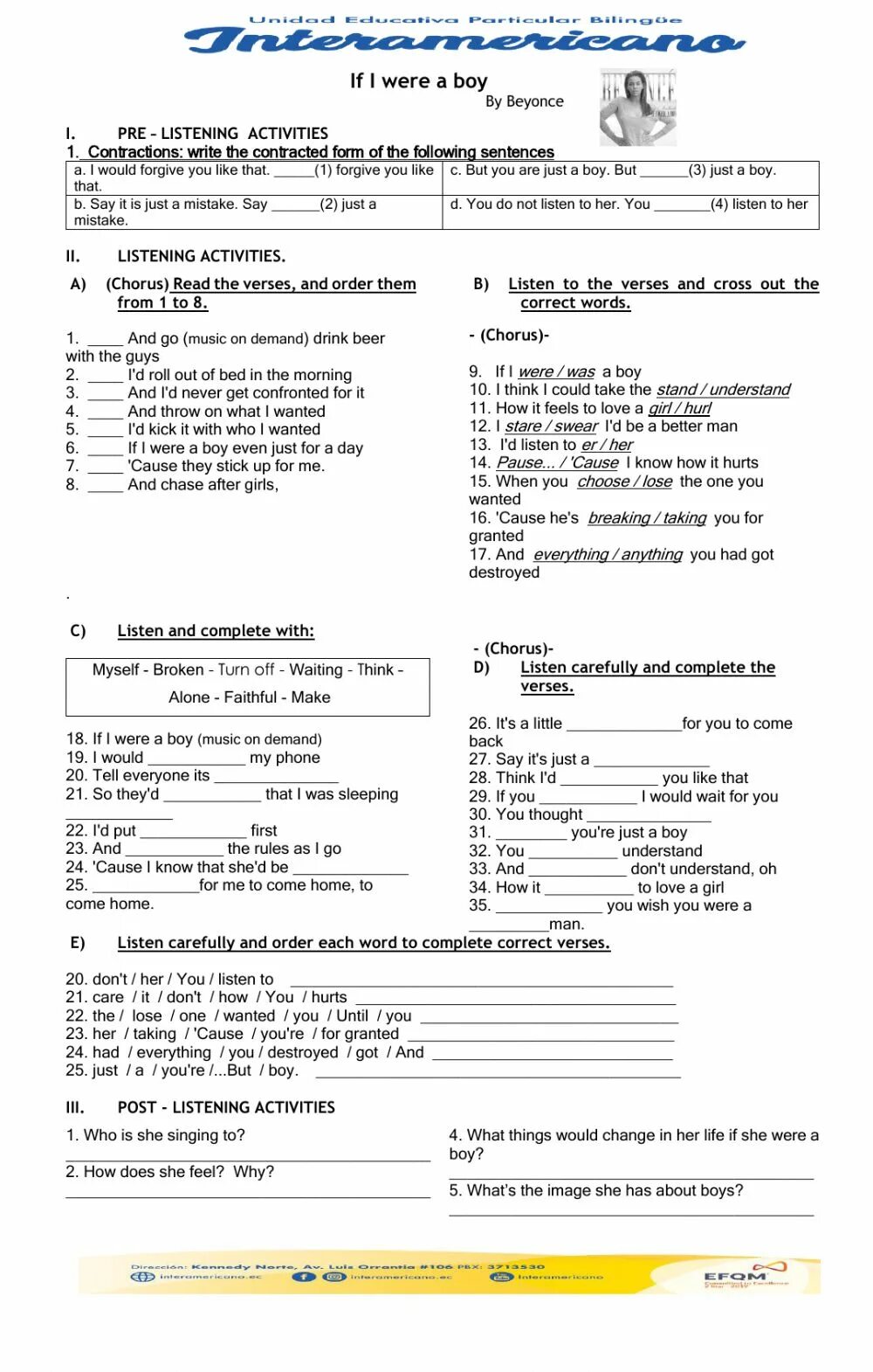 English listening exercises. Listening exercises. beginner listening exercises. listening exercises to sharpen your students&#039; ears.