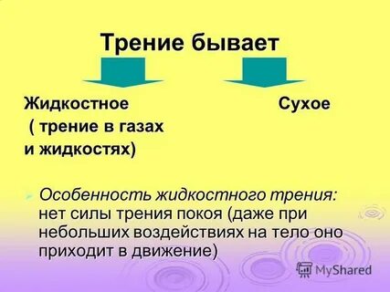 Существует ли трение в жидкостях