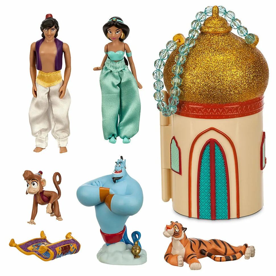 Цена диснея. Фигурки алладин Aladdin. Алладин Disney кукла.