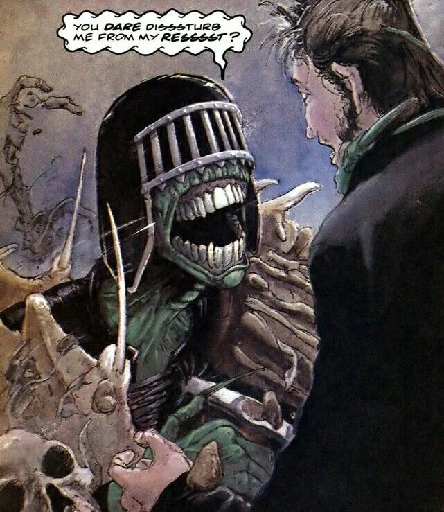 Death judgment. Judge dredd judge death. судья дредд против судьи смерть.