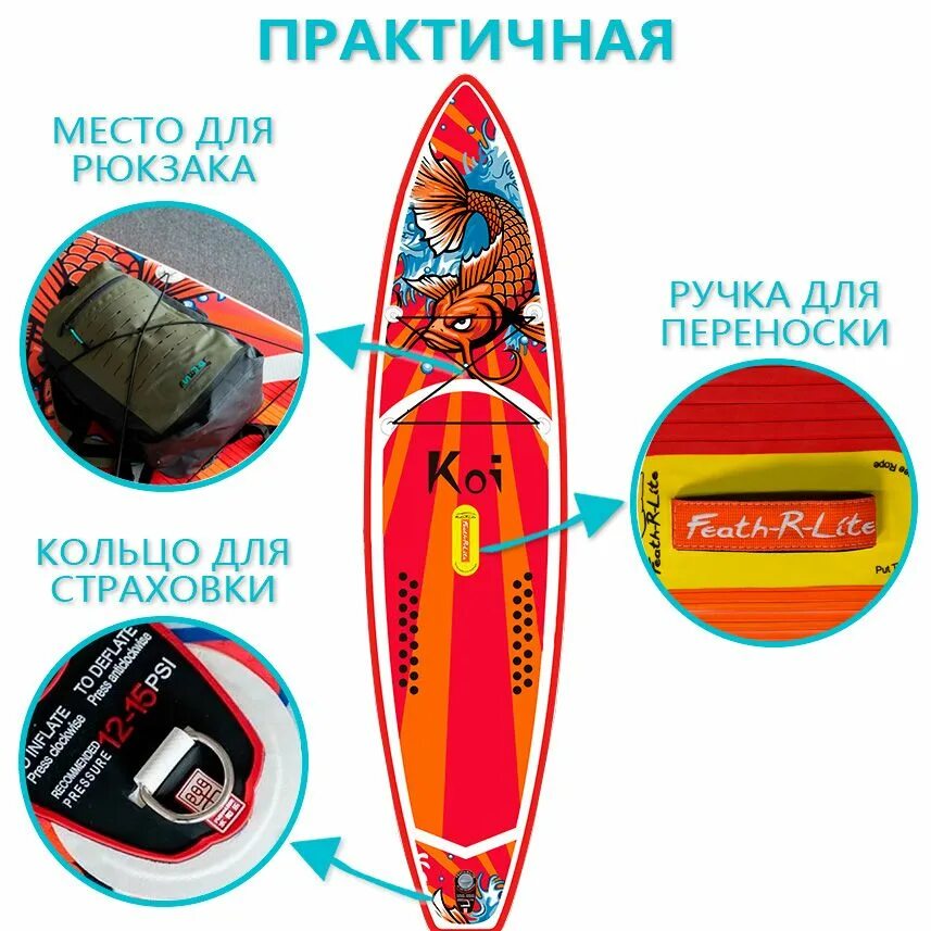 Feath r lite. Сапборд Koi. САП борд 11 Koi. Koi САП доска. Сапборд Feath-r-Lite.