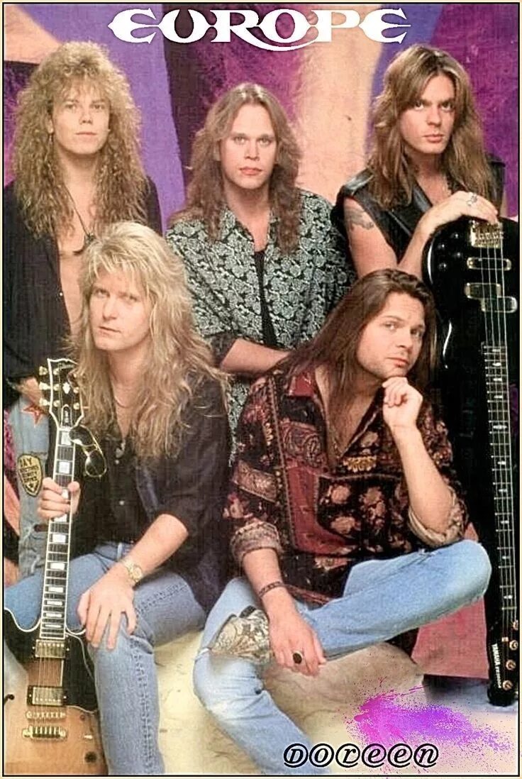 Europe Band. Europe Band 1992. Europe Band 1986. Europe 80s.