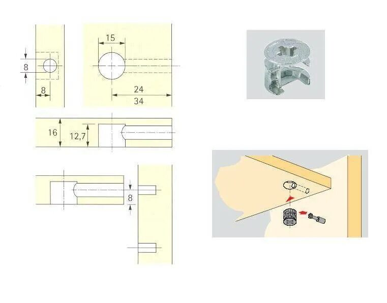 Эксцентриковая мебельная стяжка hettich rastex 15. Установка мебельных эксцентриков стяжек. Шток эксцентрика угловой двусторонний присадка. Присадка эксцентриковой стяжки 20мм. Мебельный крепеж минификс.