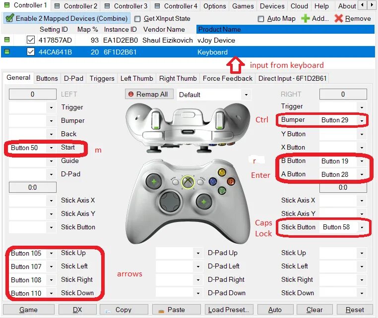 X360ce. X360ce для руля. Xbox 360 Controller Emulator. Xenia Xbox 360 Emulator кнопки. Джойстик x360ce