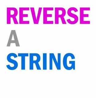 String reverse