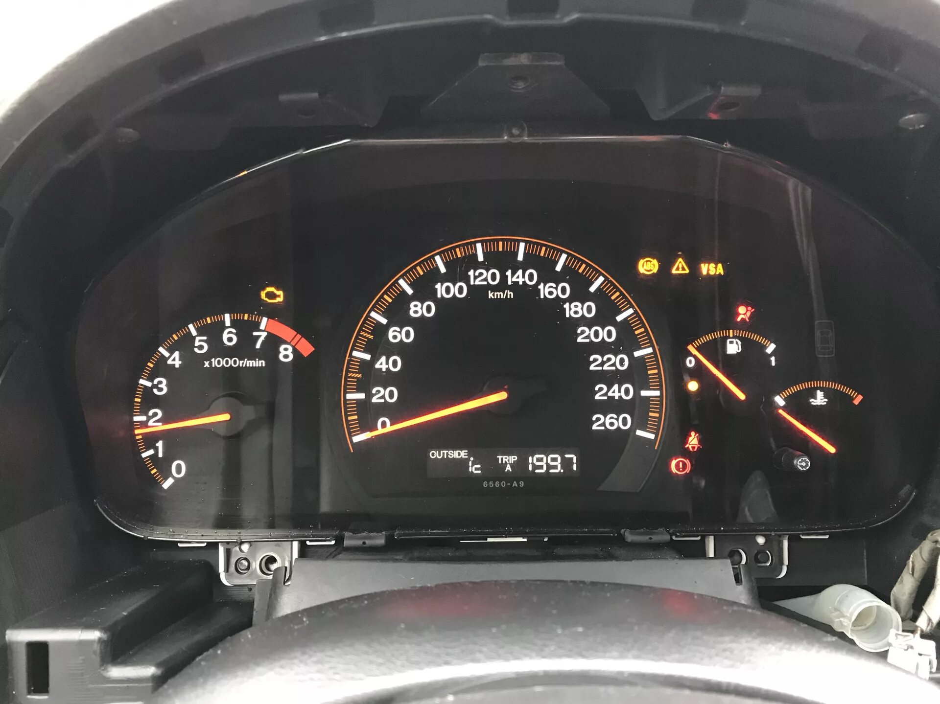 Ошибка 7 accord 7. Приборная панель хонда аккорд 7. щиток приборов хонда аккорд 7. honda accord 7 приборка с vsa. панель приборов accord cl7.