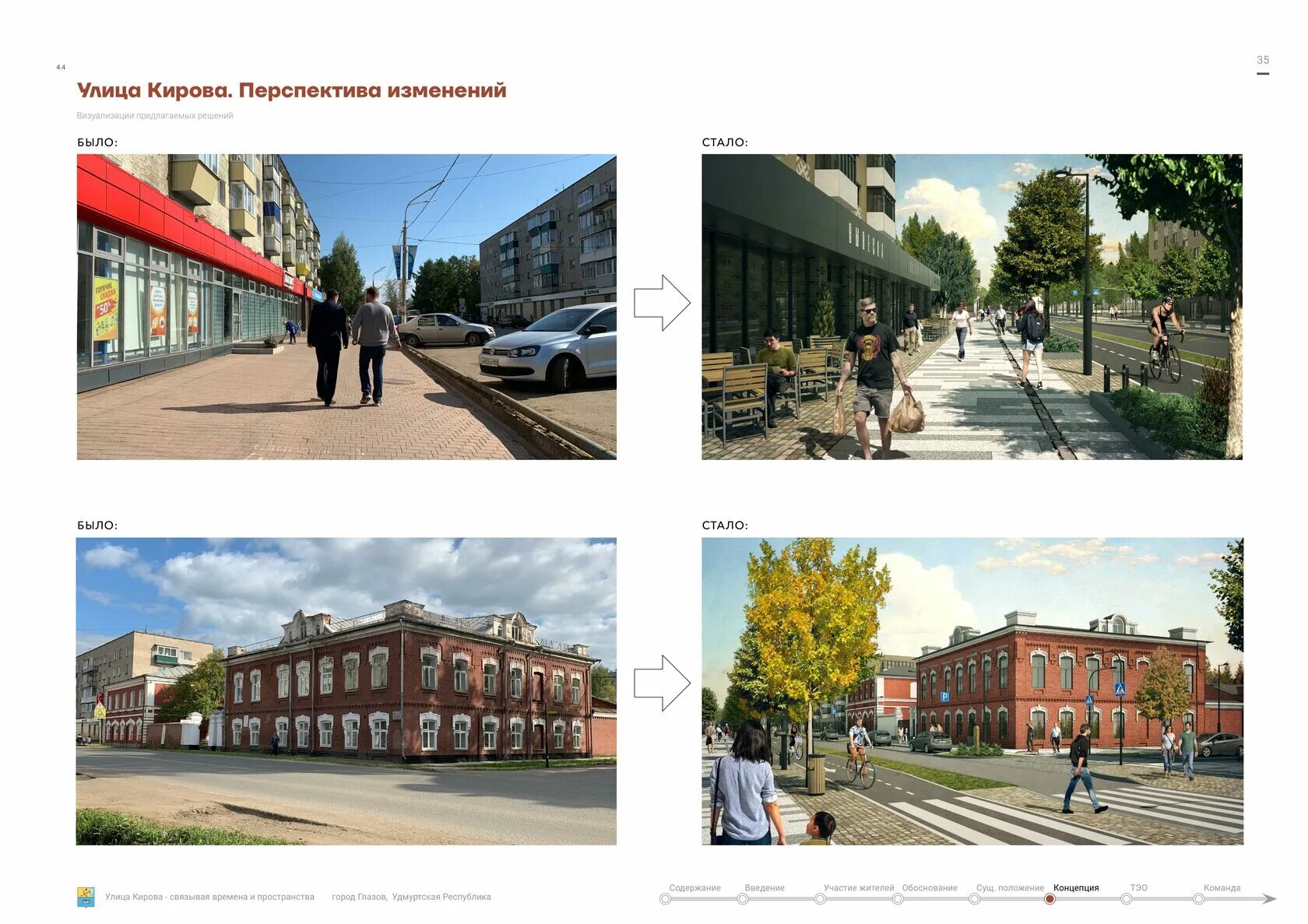 улица кирова глазов реконструкции. аспект глазов. фотография городской среды. проект улицы кирова. проект улицы кирова.