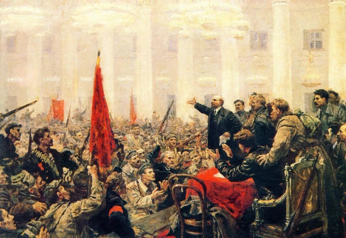 Темы октябрьской революции. Октябрьская революция 1917. Картина Серова Ленин провозглашает советскую власть. Октябрьская революция 2 съезд советов 1917г в России. Власть советов Октябрьской революции 1917.