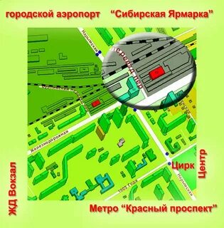 Гостиницы новосибирска на карте
