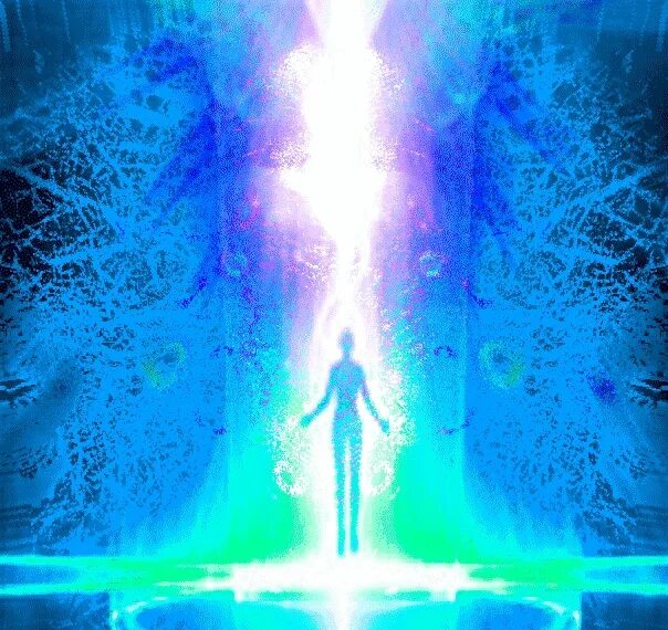 Энергетический столб света. Единство духа и тела. Цифровые бизнес модели. Источник трансформация. Божественная энергия.