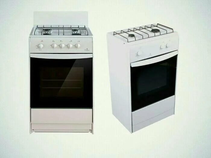 Двухкомфорочная газовая плита с духовкой фото Плита Газовая Flama CG 3202 B коричневый реш.сталь купить по низкой цене в инт