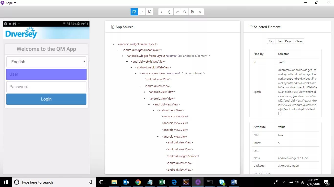 Appium. View Android. Appium Inspector. Виды view Android. Appium Inspector Android.