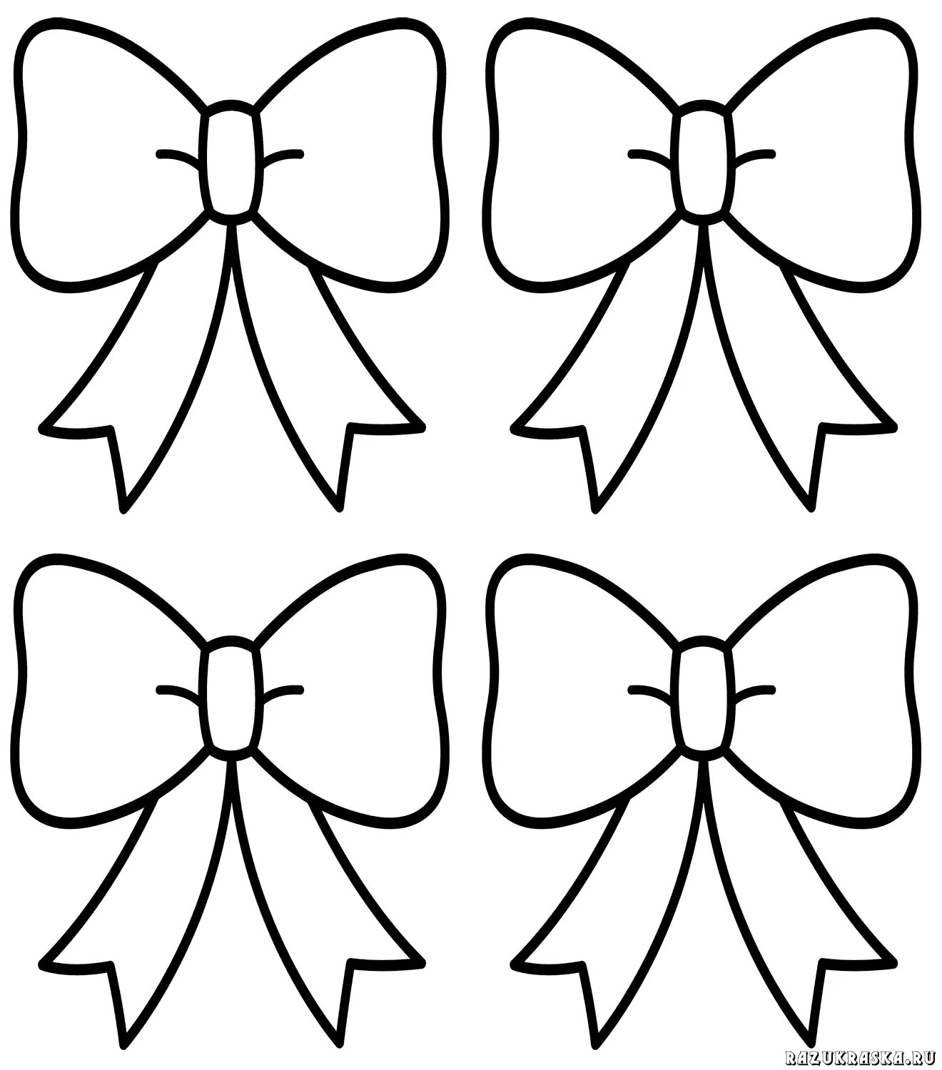 бантик для аппликации. бантик раскраска. бантик рисунок. бантики для вырезания из бумаги распечатать. банты для рисования.