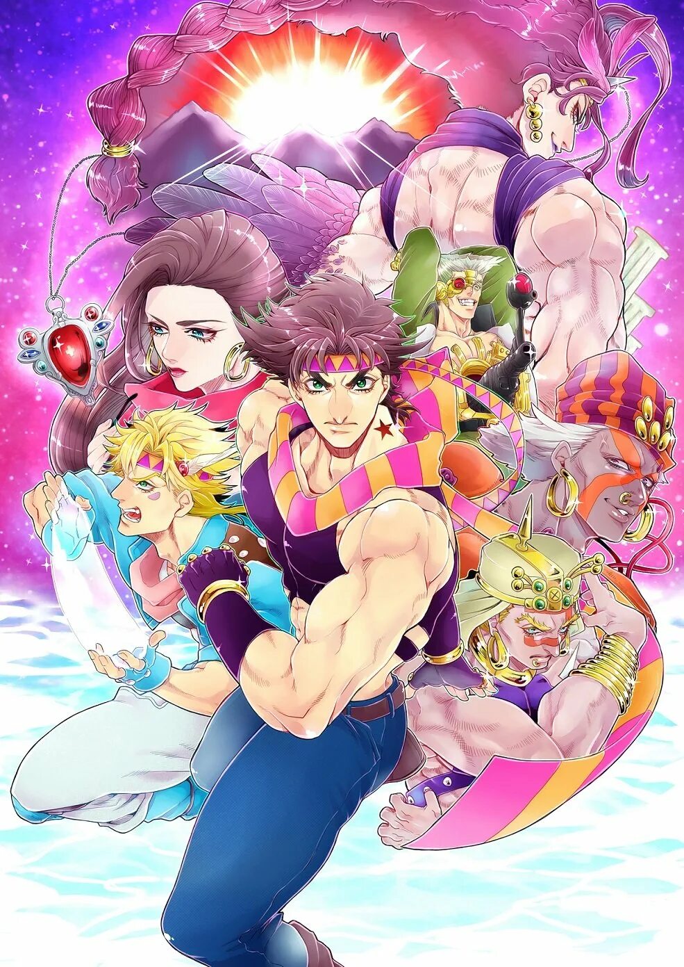 Невероятные приключения Джо Джо. Джо Джо Battle tendency.