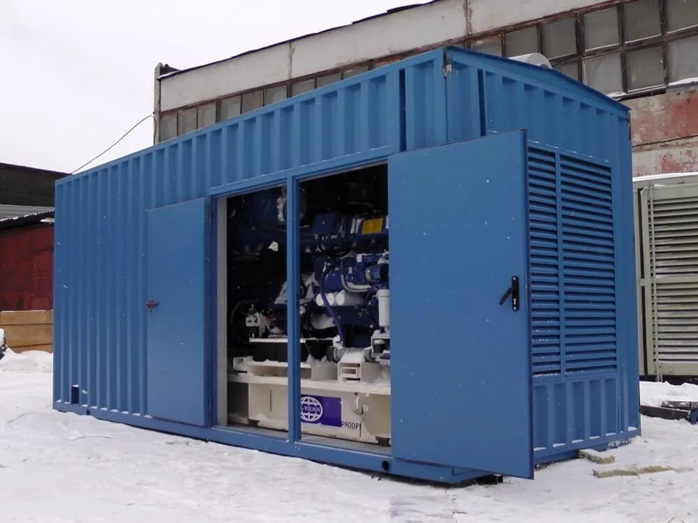 Дизельный генератор Perkins MGEP600PS 600 кВт для бетонного завода в г. Тверь