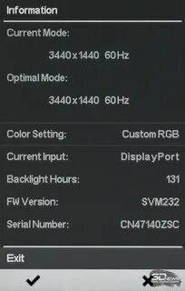 Recommended mode