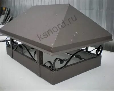 Колпак на дымоход своими руками из металла