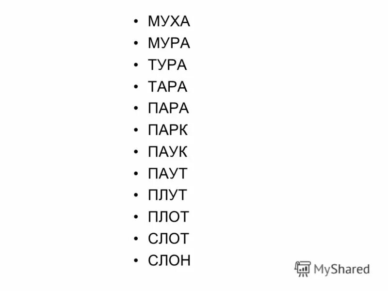 Из мухи слона слова