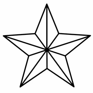 Как нарисовать звёздочку