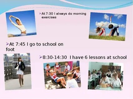 To go morning exercises
