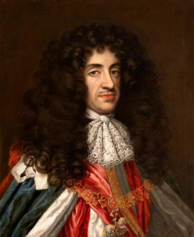 Charles first. Король Charles II (1630-1685).