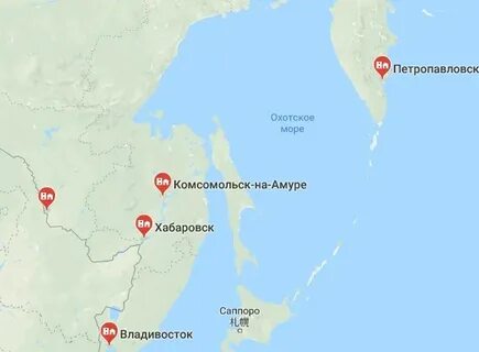 Хабаровск какое море рядом
