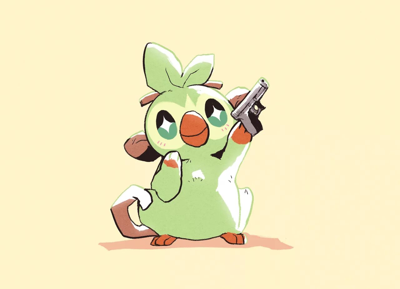 Груки. Груки покемон. Pokemon Gun. Grookey. Груки покемон арт.