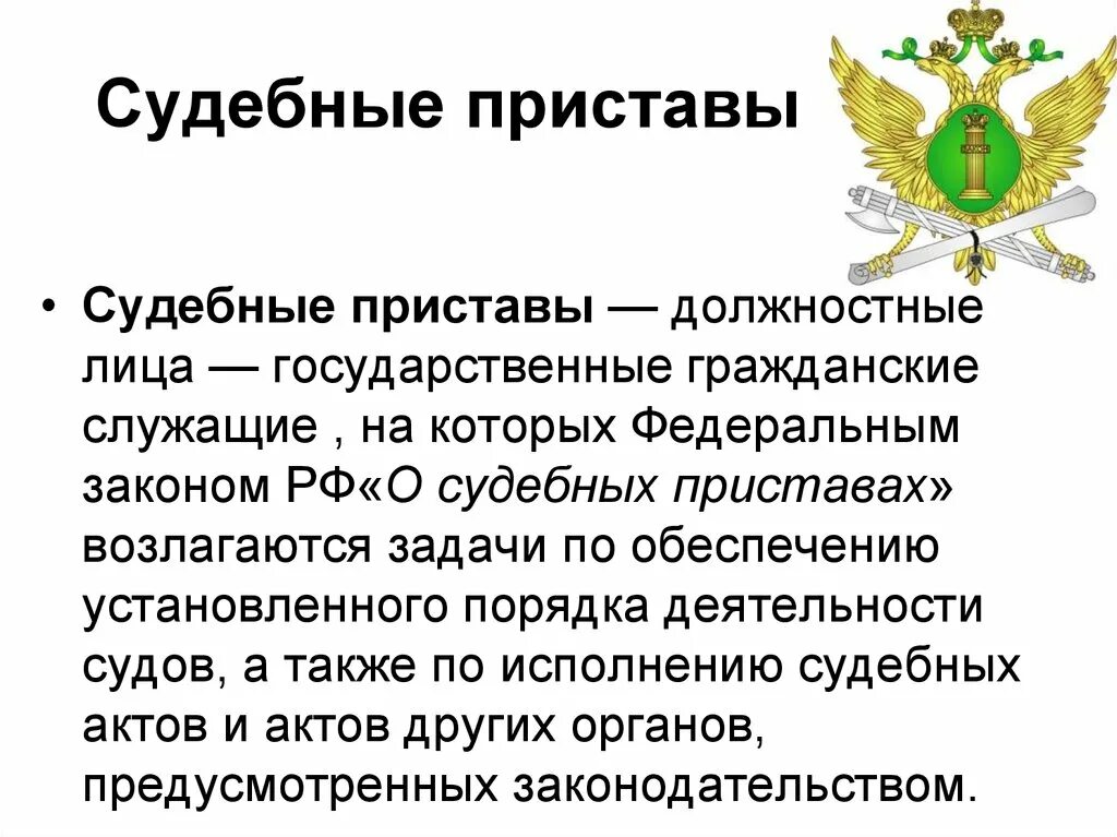 Полномочия главного судебного пристава. Федеральная служба судебных приставов. Судебный пристав для презентации. Профессия судебный пристав. ФССП презентация.