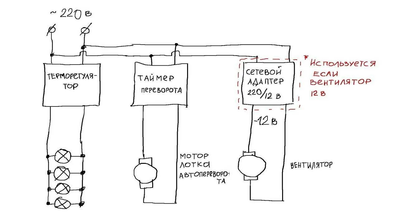 Схема подключения нагревательных элементов в инкубаторе. Схема подключения самодельного инкубатора. Схема автоматического переворота яиц в инкубаторе. Электрическая схема переворота яиц в инкубаторе. Инкубатор схема электрическая