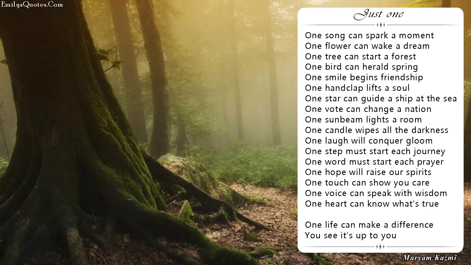 Цитаты find the one. Our Forest poem. Стих Spring will bring. One Song. Can i смысл