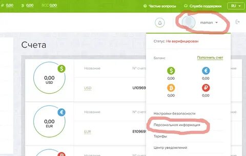Верифицированный аккаунт