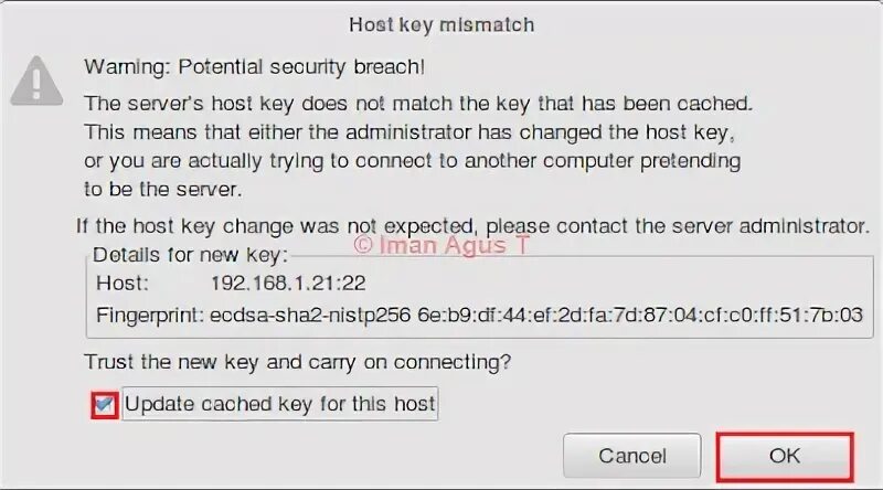 Ssh no matching host key type found