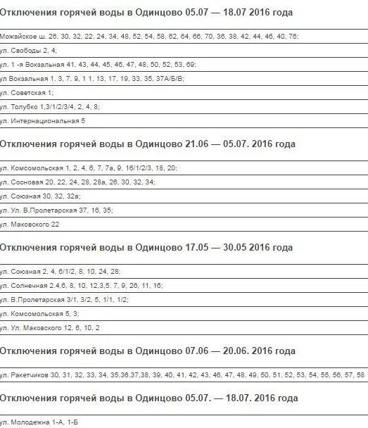 График отключения горячей г. График отключения горячей воды в Одинцово 2021. Отключение горячей воды в Одинцово 2022. График отключения гор,воды в Одинцово. График отключения горячей воды в Одинцово.